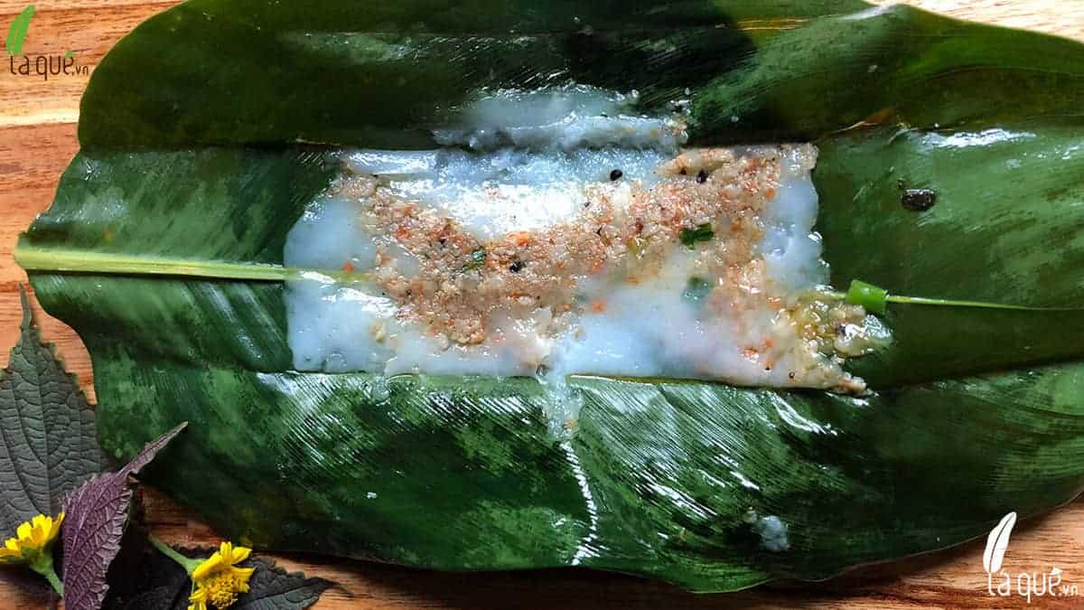 Bánh nậm Huế (Túi hút chân không 25 cái bánh sống) – Lá quê